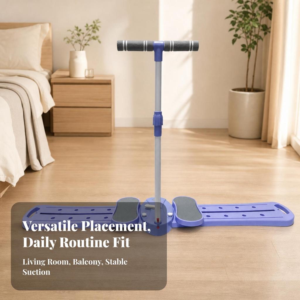 Ski Machine Space-Saving Home with Handlebar Padded