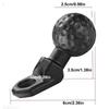 Motorcycle Phone Holder Angled Head Adapter Ball Base Angled Shock Absorbing Sturdy Alloy Ball Base Cycling Accessories for Bike