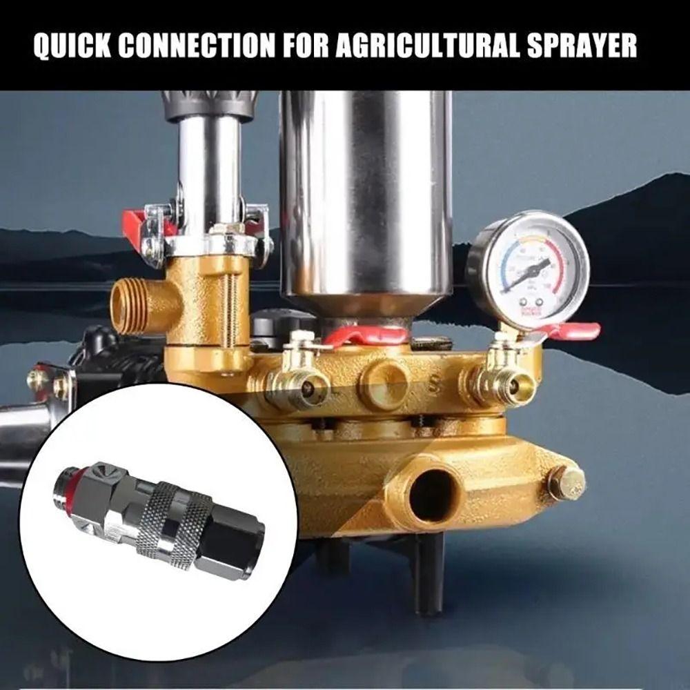1Pcs M14x1.5mm Quick Connection Fitting Stainless Steel Sprayer Connector for Enhances Water Flows