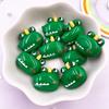 10PCS Painted Resin Kawaii Colorful Cartoon Cat Panda Rabbit Crocodile Figurines Flatback Scrapbook DIY Decor Crafts Accessories