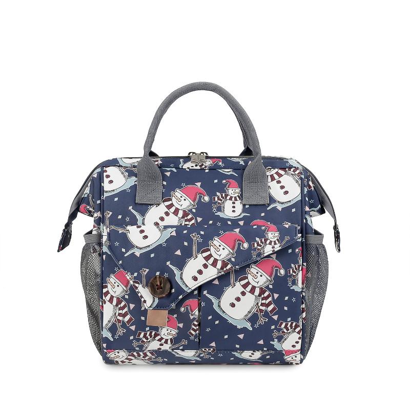 Mommy Bag Printed Handheld Portable Waterproof Mommy Bag Pregnant Mother's Lightweight Diaper Bag