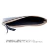 Acacia Style Himeji Leather Pouch (Medium) Pencil Case, 20cm X 10cm, Genuine Leather, Lightweight, Slim, Made In Japan, Bag-in-Bag, Business, Grain