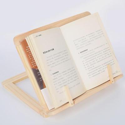 Adjustable Wooden Laptop and Tablet Stand with Heat Dissipation and Storage Features