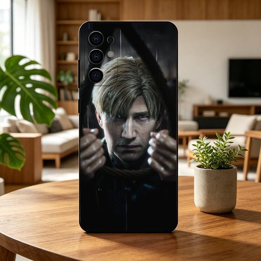 James Sunderland Game Silent Hill Phone Case For Samsung S25,S24,S21,S22,S23,S30,Ultra,S20,Plus,Fe,Lite,Note,10,Black Cover Samsung S30plus5G