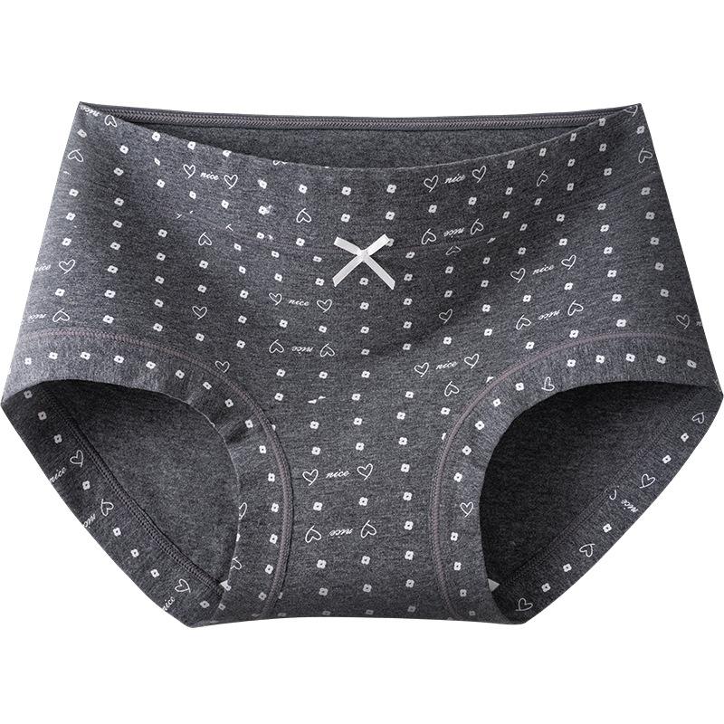 Large Size Women Spring and Autumn Cotton High Waist Belly Wrap Hip Antibacterial Extended Crotch Small Boxer Briefs