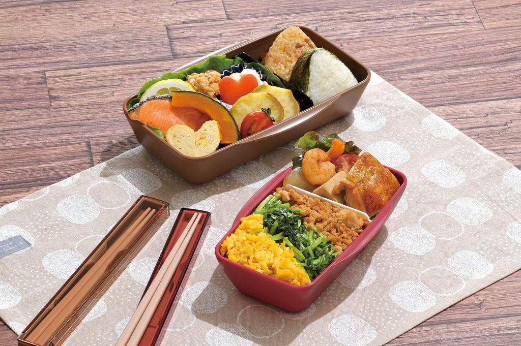 Komorijushi Rice Resin Dome Lunch Box 750 Walnut