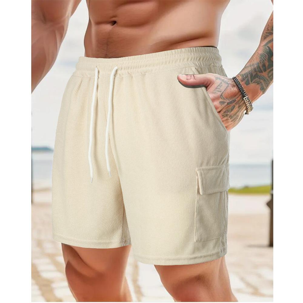 Летние повседневные шорты для бега на шнурке — фото 5