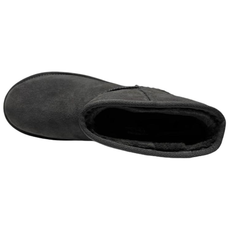 UGG Classic Mini Sheepskin Warm Versatile Slip-On Snow Boots Men Boots Charcoal 1115565-CHRC