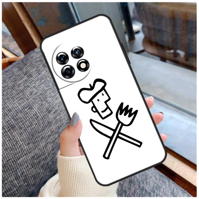 Cooking Chef Case For OnePlus 13 15 13R 13T 12 12R 11 9 10 Pro 10T 8T Nord 5 CE 2 3 4 Lite N20 N30 Coque