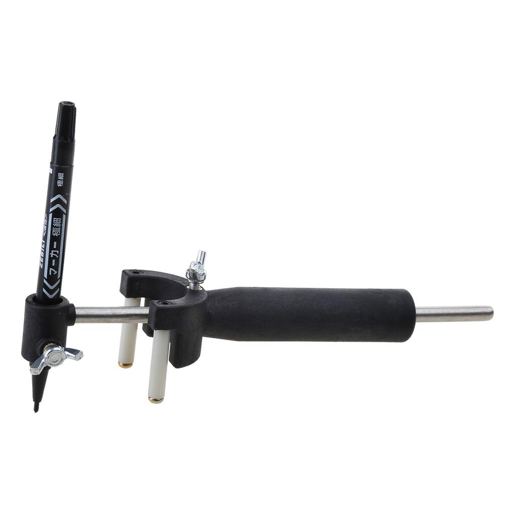 Vylepšený nástroj na opravu kol pro auta Obočí Parallel Scriber Plechový nástroj na opravu důlků Ocelový materiál 0-20 cm Nástroj na opravu automobilů