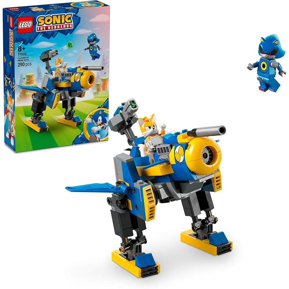 LEGO Sonic the Hedgehog Cyclone vs Metal Sonic Building Toy Set for Kids Ages 8-10