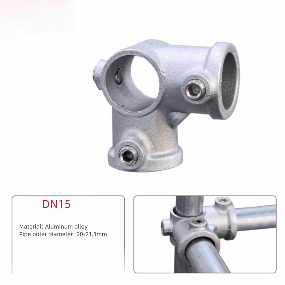 1\2''/3\4" Pipe Fitting Connector Fixed buckle Circular Pipe Connector Steel Tube Shelf