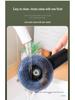 Long Handle Dishwashing Brush with Automatic Liquid Dispensing, Sponge, and Steel Wire for Pot Cleaning