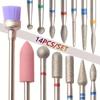 Electric Nail Drill Set with Multiple Grinding Heads for Dead Skin Removal