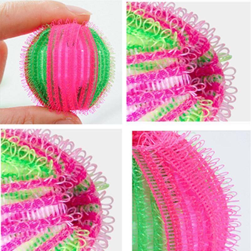Cat Hair Remover Reusable Ball Wool Sticker Pet Fur Lint Catcher Nylon Laundry Ball Pet Hair Sticky Balls Washing Machine Filter