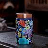 Chinese Ceramic Color Pattern Candy Jar Sealed Portable Tea Jar Household Multifunctional Jewelry Nut Powder Storage Bottle New