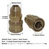 Fan Nozzle For High Pressure Washer Water Gun Splash Angle 65 40 25 15 0 Degree Five Models Mixed Pack Car Wash Gun Accessories
