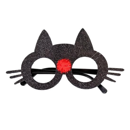 Durable Lightweight Festive Frames Halloween Pumpkin Glasses, Funny Eyewear for Kids Adults, Spooky Party Cute Ghost Eyeglass Photo Booth Props, Trick