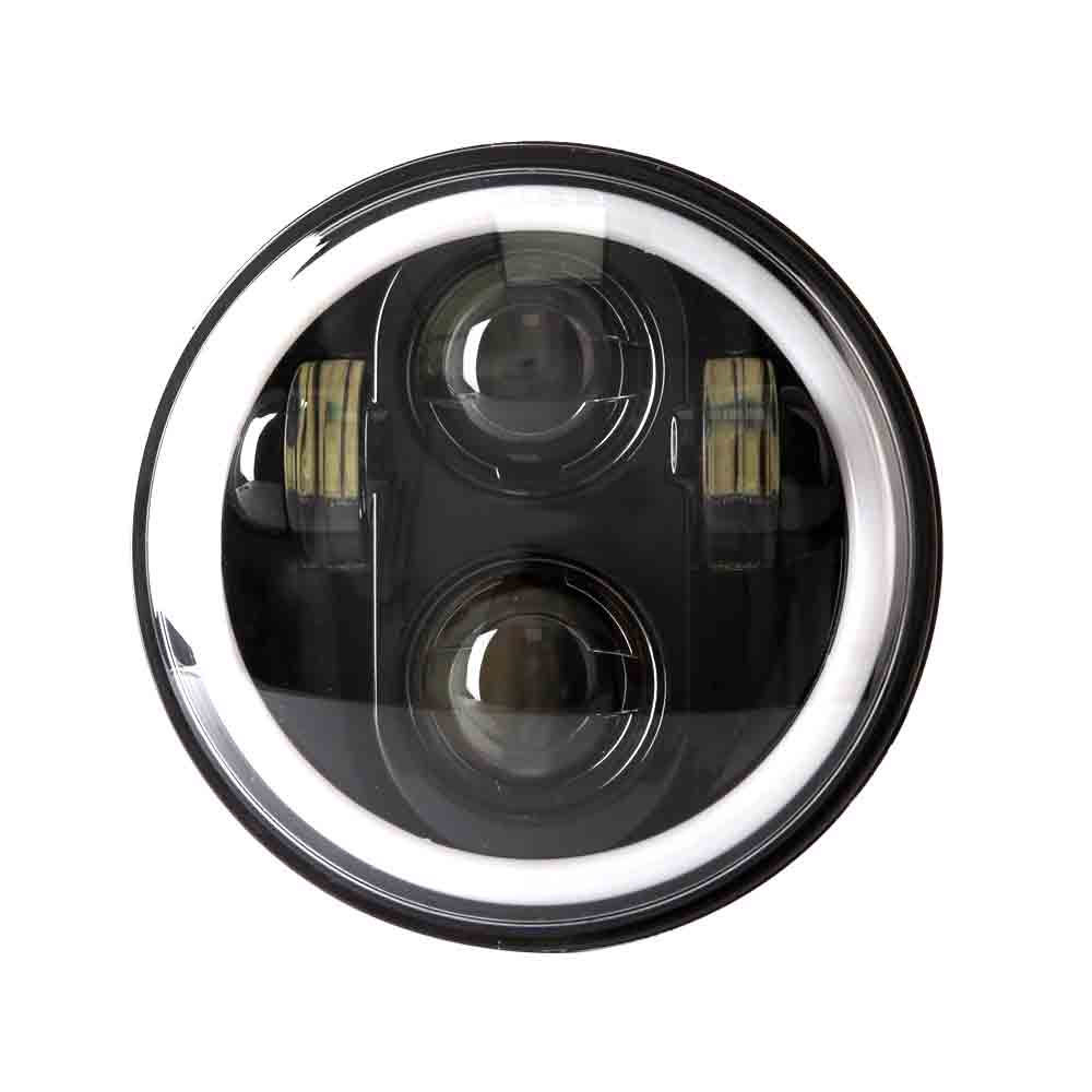 LED Motorbike Auxiliary HeadLights 5.75" LED Scooter Headlamp Assembly Motorcycle LED Headlight for Harley Motorcyle