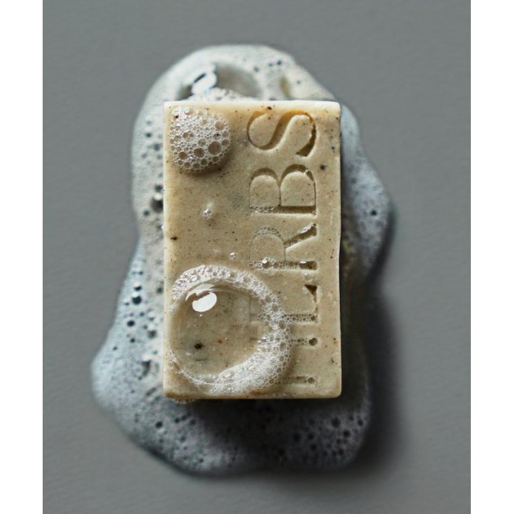 Herbs Seoul [kostenlose Tasche] Feuchtigkeitsspendendes Shampoo-Riegel Feuchtigkeitsspendender Haferflocken-Riegel Leicht sauer Nicht reizend Trockenes Haar 2er-Pack Doppelset 200g