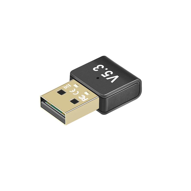 With Bluetooth Dongle BT5.3 for Computer USB External Wireless Adapter for Earphone Speaker Mouse Game Grip Printer Mobile Phone