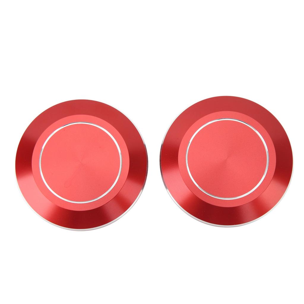 2pcs Motorcycle Frame Hole Cap CNC Aluminum Dustproof Frame Hole Plugs for CMX1100 Red