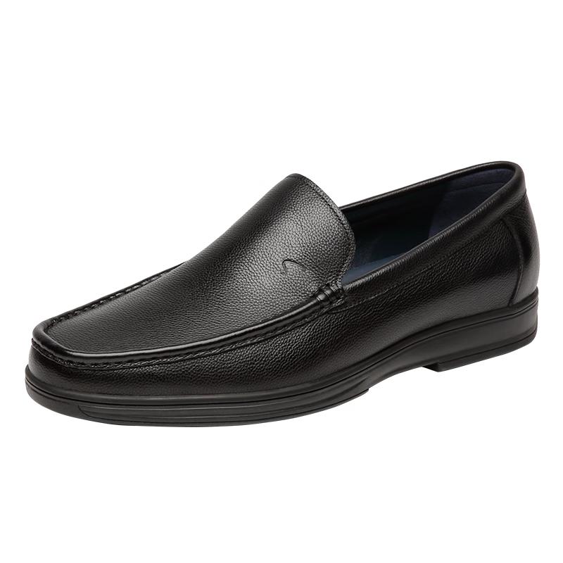 SATCHI Men s Slip-On Business Casual Leather Shoes 41 чёрный