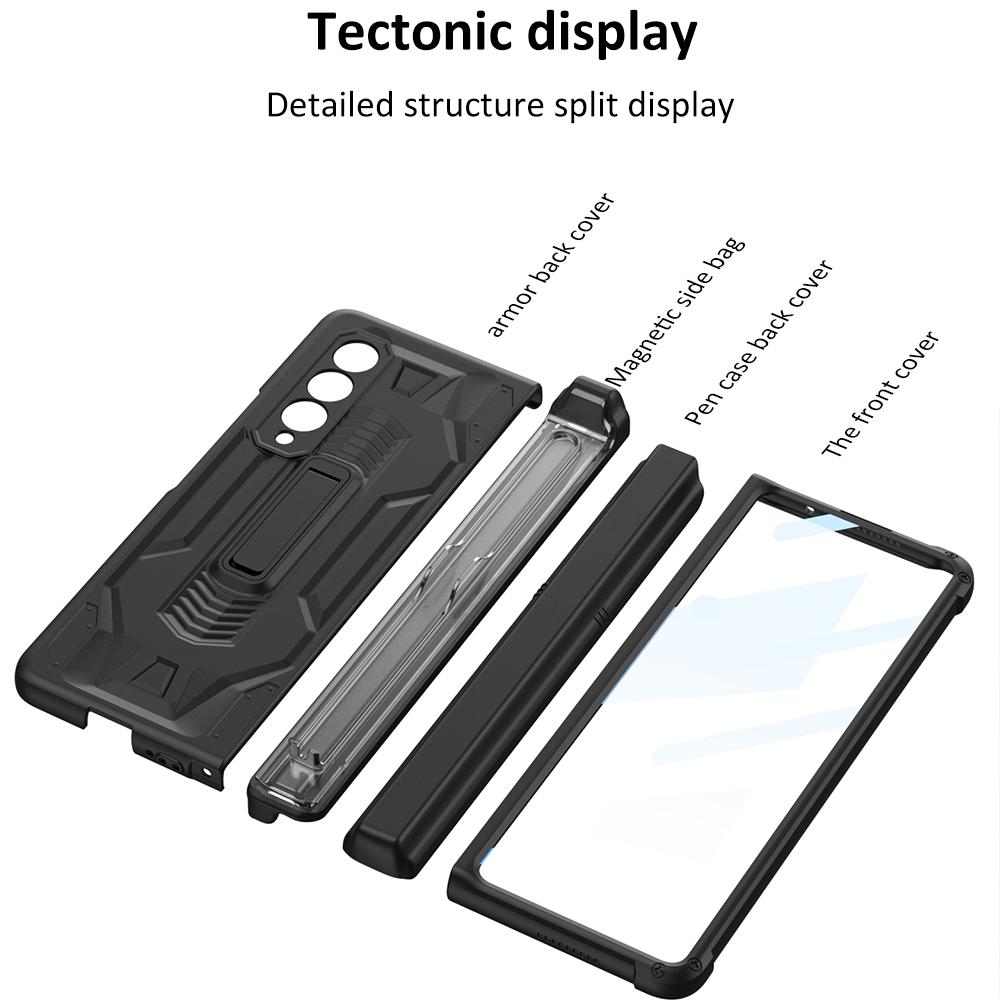 Ställbart Portabelt Fulltäckande Glasfilmskal För Samsung Galaxy Z Fold 4 5g Fold3 Fold4 Fold 3 Zfold3 Zfold4 Telefonskal