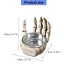 Decorative Hand Tea Light Stand for Indoor Room Styling, Seasonal Shelf Display, Entry Table Use, Candle Not Included