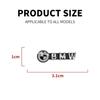 2/4 szt. Akcesoria samochodowe Audio samochodowe Aluminiowe Naklejki Stereo na Głośnik Dla bmw E46 E39 E38 E90 E60 E36 F30 F30 E34 F10 E92 E38 E91