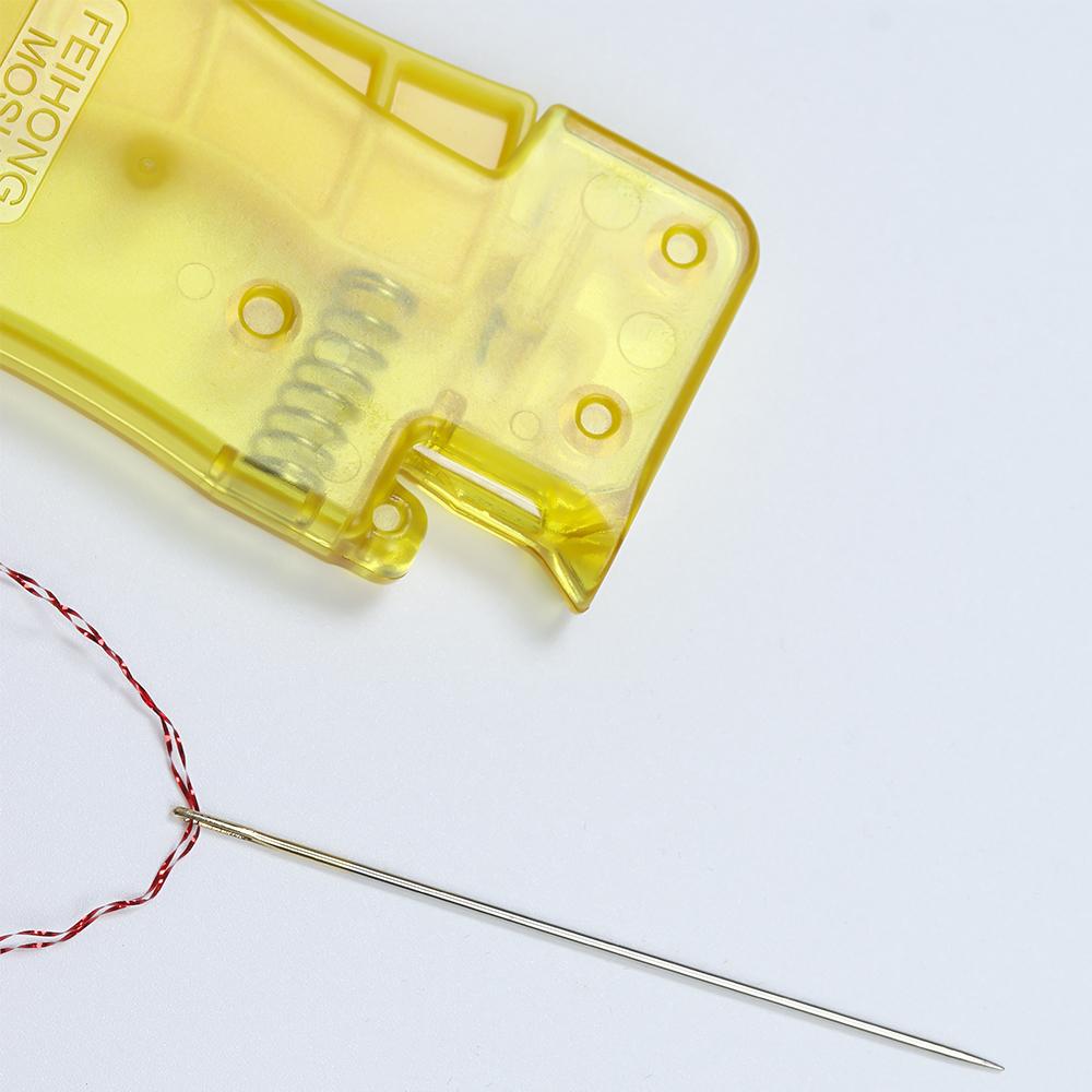 Handarbeit Automatischer Nadeleinfädler Fingerhut Fadenwerkzeug Nähstich Einführwerkzeug Fadeneinfädelhilfe