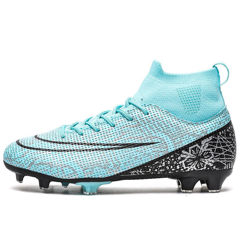 New Low-top Men's and Women's AG Long Nails Competition Football Shoes TF Broken Nails Children's Outdoor Sports Grass Football Shoes