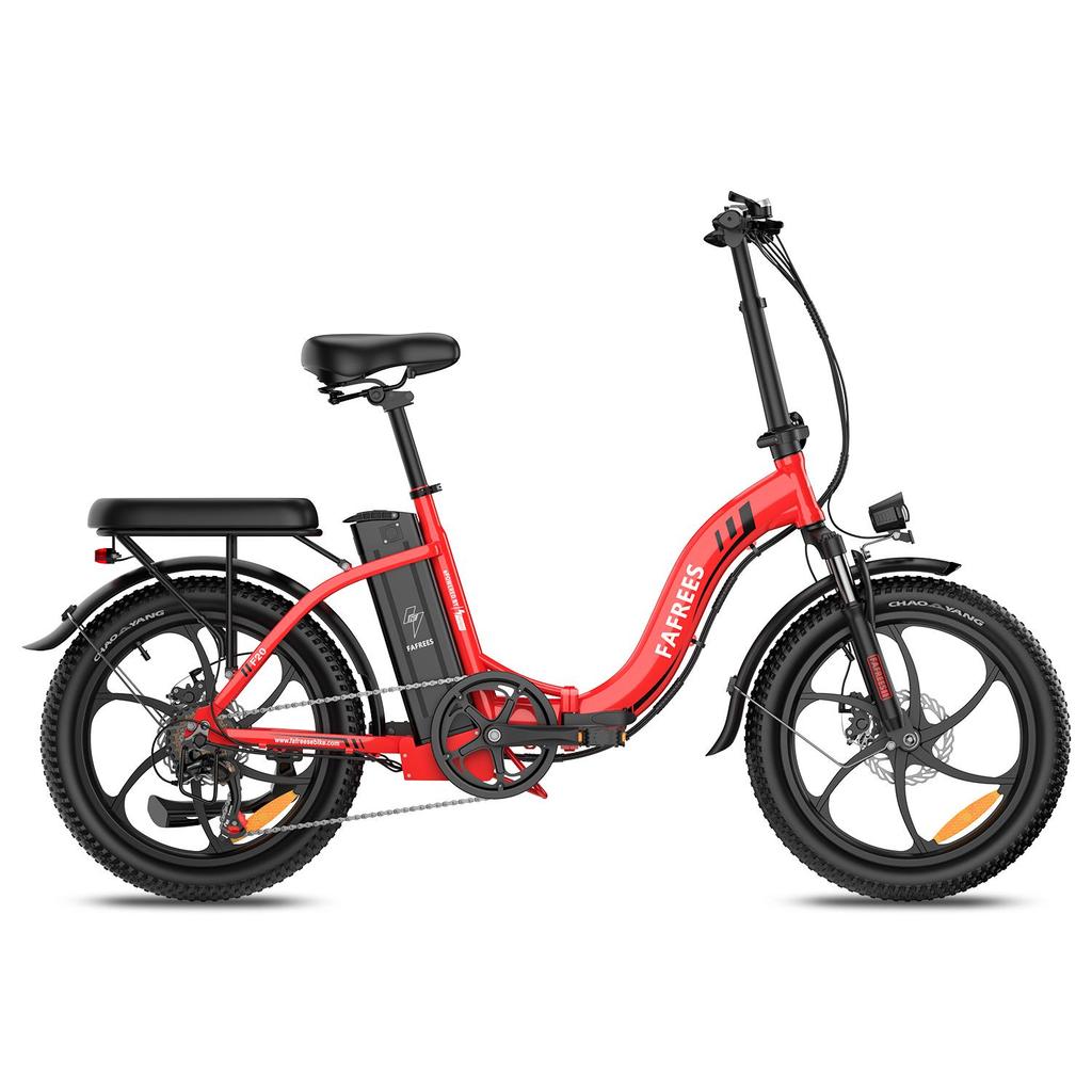 FAFREES F20 Adult Electric Bike 250W Brushless Motor 36V18Ah High-Capacity Battery Multiple Color Options, Compact Commuter E-Bike