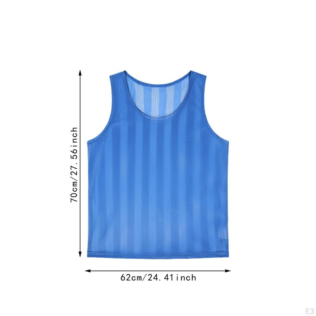 6 Football Pieces Soccer Vests Versatile Clothing Vestiles Elegant Activities