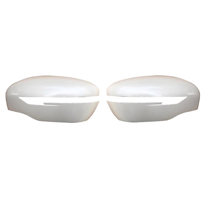 Biały Czarny Dla Nissan X-Trail XTrail T32 2014-2020 Zewnętrzna Pokrywa Obudowa Lusterek Bocznych Tylnych Dom