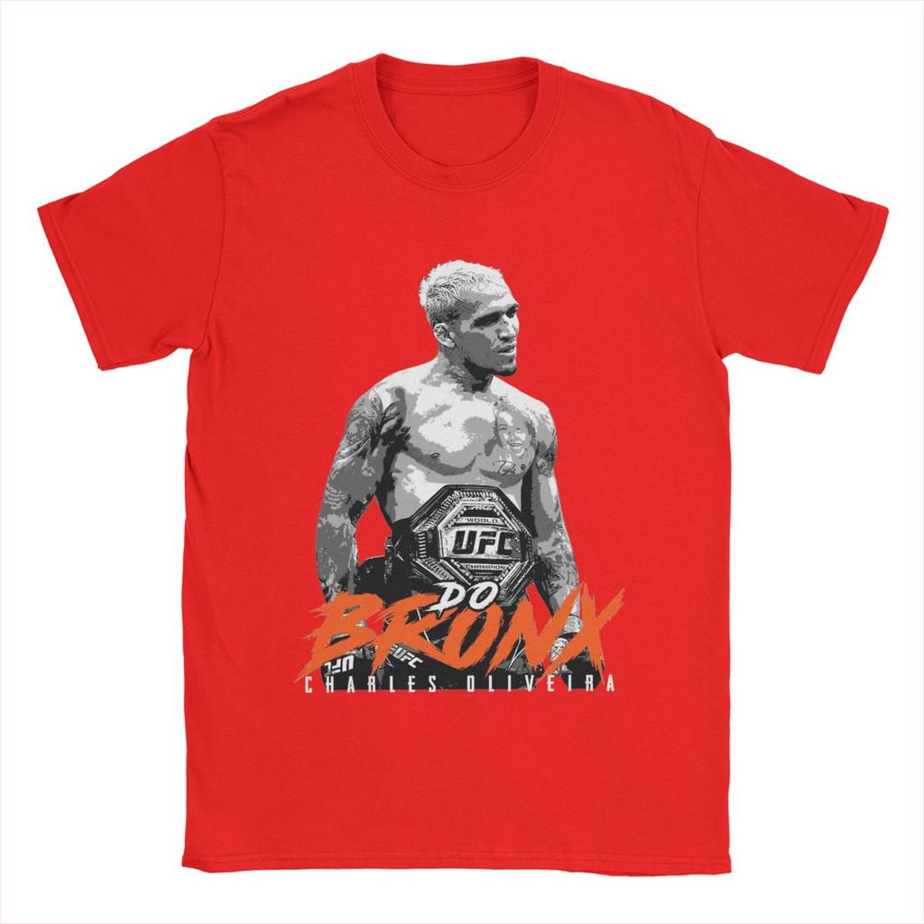 Men Women's Brazil Charles Oliveira Club Boxing Boxer Shirt Outfit Funny 100% Cotton T Shirt Tee Clothing Graphic Printing