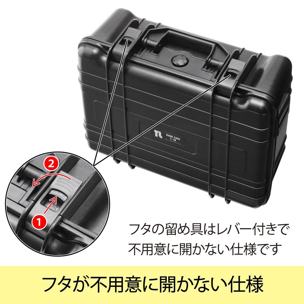 Toyo Living Pevný vodotěsný kufr Černý 13.8L T-16