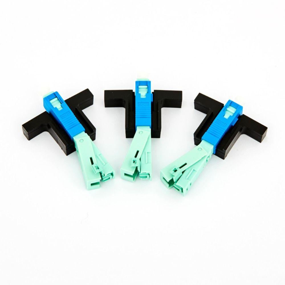 10Pcs Embedded SC UPC Fiber Optic Quick Connector Single-Mode Connector  Telecommunication