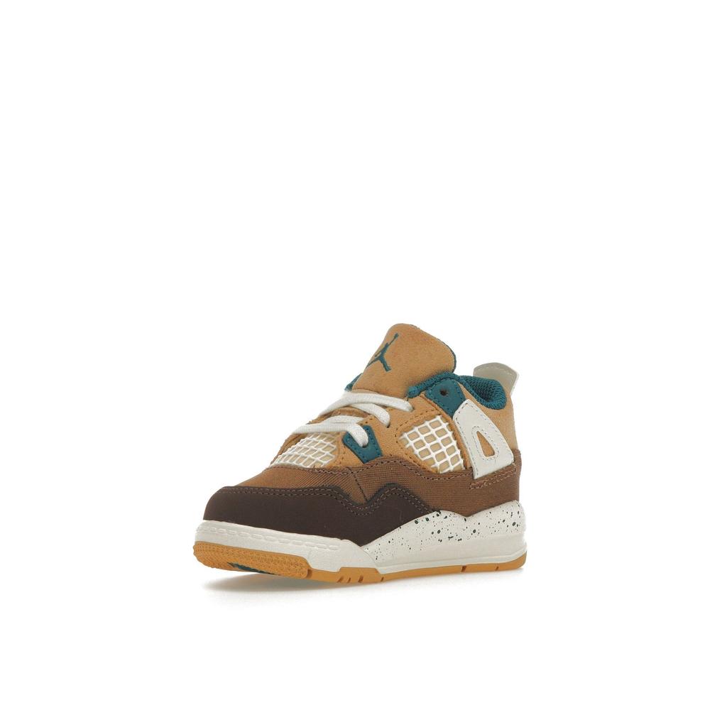 Jordan 4 Retro TD Cacao Wow Geode Teal FB2215-200