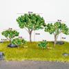 Multi-size Miniature Fruit Trees Sand Table Layout Lifelike Simulation Tree Figurine Fairy Garden Micro Landscape Scene Model