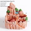 Extra-Large Hanging Succulent Pot: Multi-Diameter Micro-Landscape Decoration