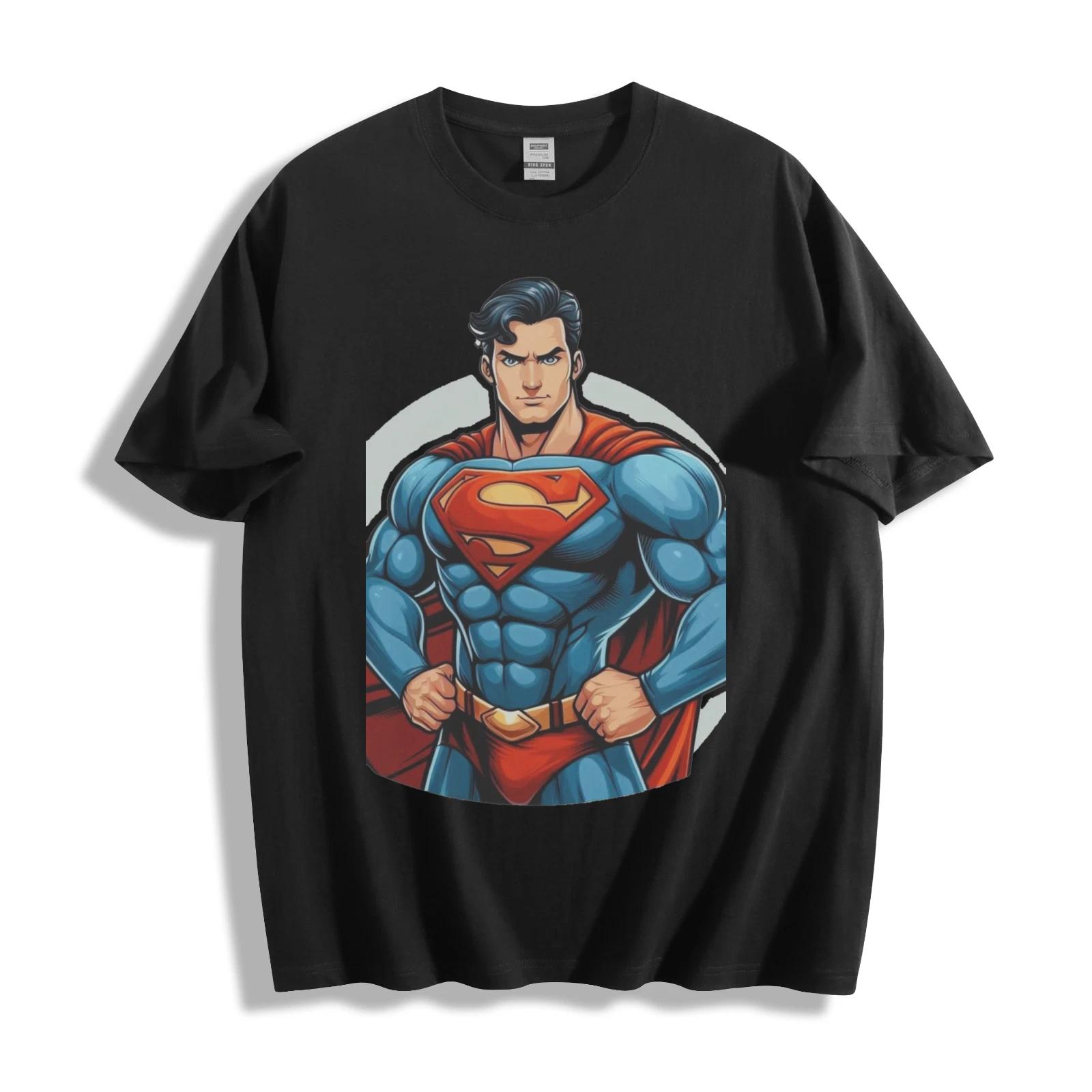 Superhero Superman Classic T-Shirt - Legendary Hero Design Unisex Tee L