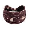 Bohemian Retro Print Yoga Headband: Wide African-Inspired Headscarf for Women