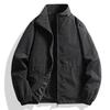 Large Size New Hoodless Stand-up Collar Jacket Men's Spring and Autumn Tide Brand Outdoor Casual Jacket