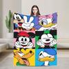 Daisy Duck and Donald   Blanket  Super Warm Print Plush Throw Blanket For Kids Couch Chair Flannel Bedspread Bed Cover