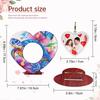 2D Flat Print DIY Wooden Table Top Diamond Painting Ornament Kits Desktop Diamond Art Kits for Adults Home Office Table Decor