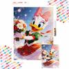 Daisy Duck with Flowers Diamond Painting Handmade diy5D Mosaic Art Kit Home Decoration Gift