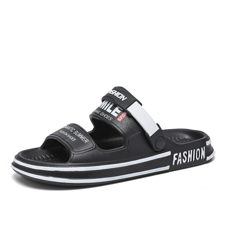 Große einwörtige Hausschuhe Sommer Fahrsport rutschfest zwei Tragemöglichkeiten hohl Strand Sandalen