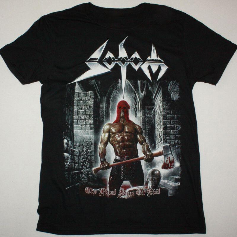 Retro SODOM THE FINAL SIGN OF EVIL Shirt Classic Black Unisex S-234XL AC630