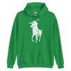 Solo Unisex Hoodie (Irish Green/White)
